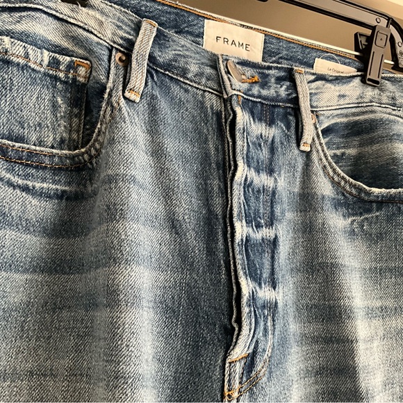 FRAME Le Original ankle length jeans, US 29, button front, color glacier - Picture 4 of 9